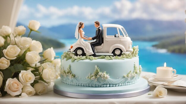 Wedding Cake Topper transportiert die Zuschauer zu einer traumhaften Hochzeit