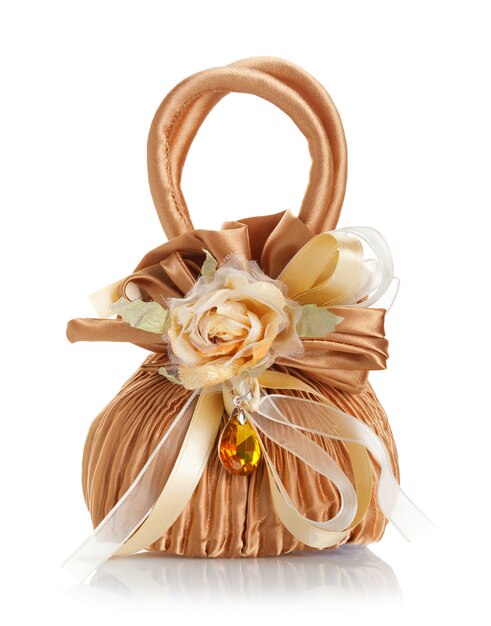 Wedding Favor geformte Tasche mit Bernstein.