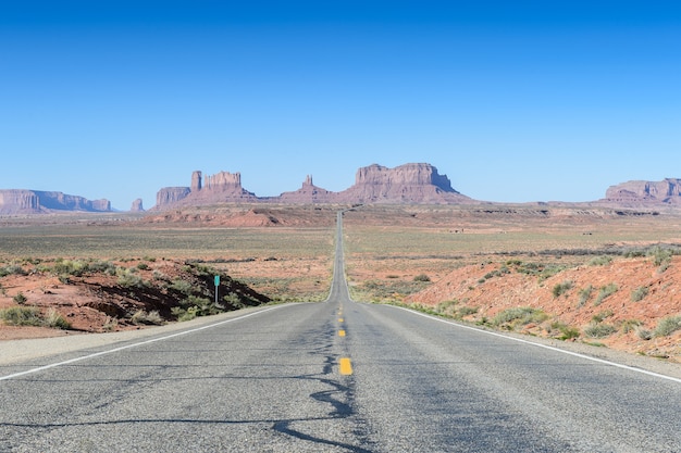 Weg zum Monument Valley