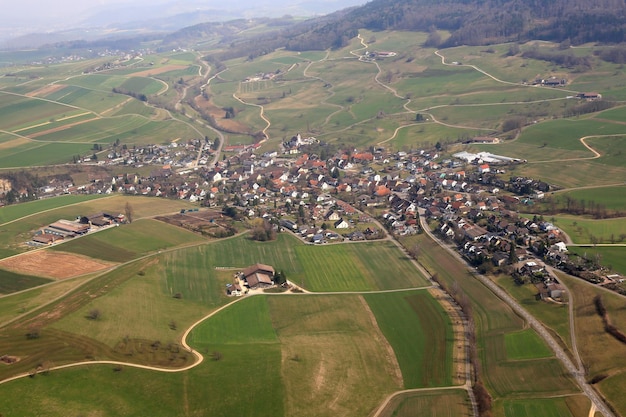 Foto wegenstetten canton aargau suíça fotografia de vista aérea