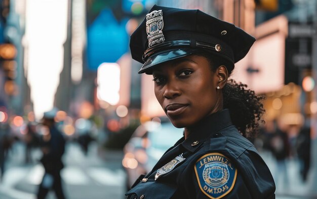 Foto weibliche polizistin