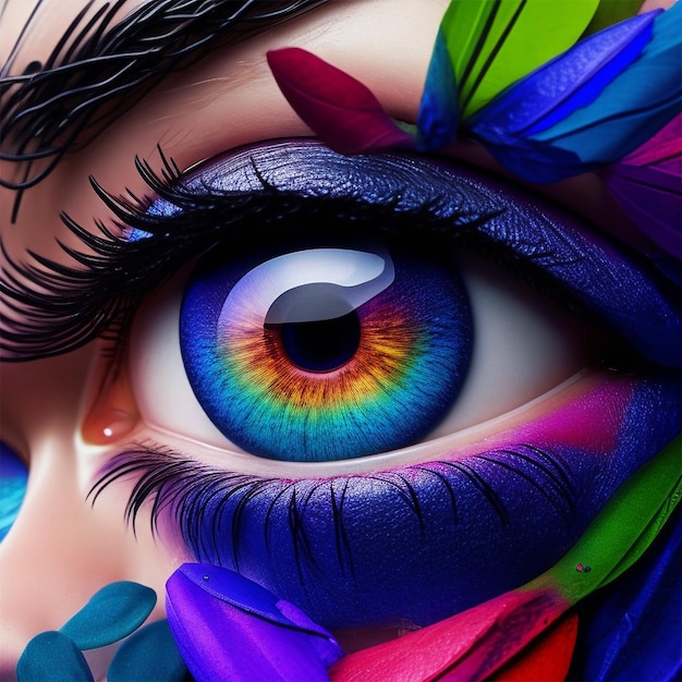 weibliches Augen-Make-up