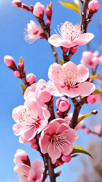 Weiche rosa Blütenblätter, die im goldenen Sonnenlicht gebadet werden, eine traumhafte und ätherische Szene