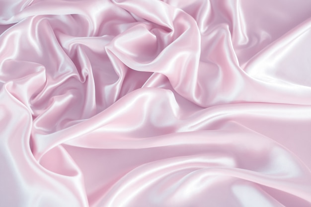 weiche rosa Seidenbeschaffenheit, Hintergrund, luxuriöser Satin für Zusammenfassung