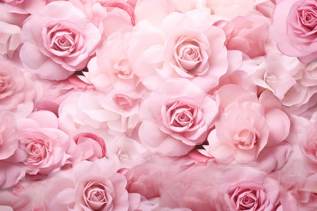 Weiche Rose Symphonie Pink Tapetenmagie