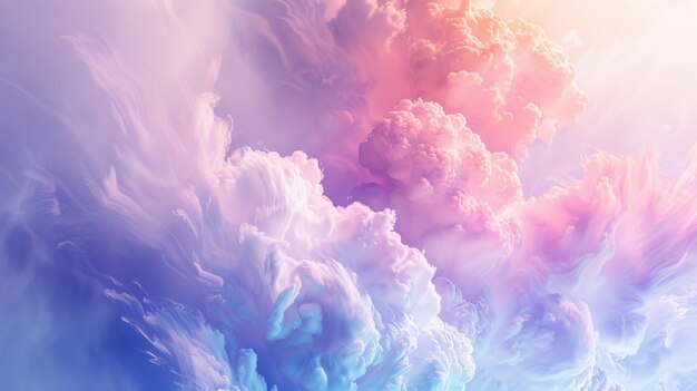 Weicher Pastell-Gradient-Wolken-Hintergrund