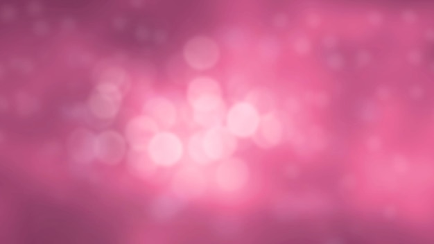 Weicher Unschärfe-Bokeh-Lichteffekt auf abstraktem rosa Hintergrund