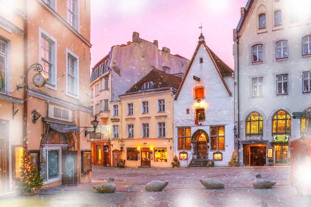 Weihnachten Altstadt Tallinn Estland