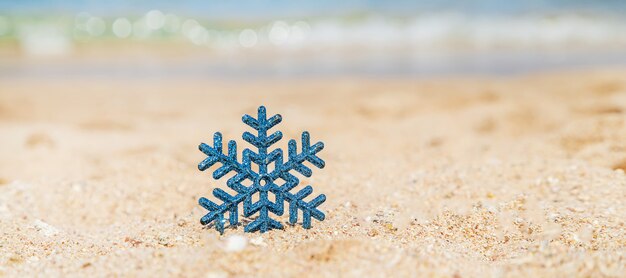 Weihnachten am Strand. Reisen.