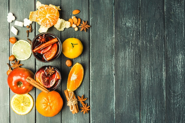 Weihnachten Glühwein Hintergrund