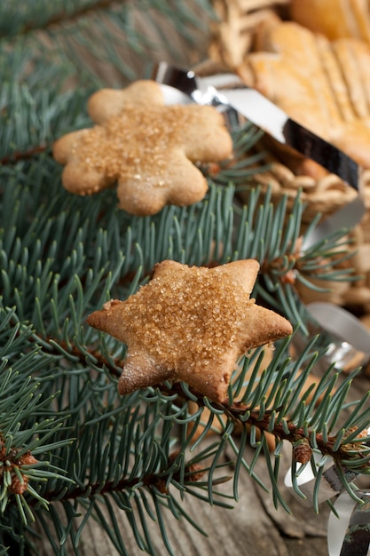 Weihnachten hausgemachte Kekse