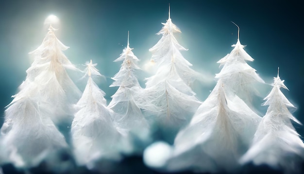 Weihnachten HD Wallpaper mit fallendem Schnee Schöne saisonale Kunstwerke und Hintergrund für den Kopierraum