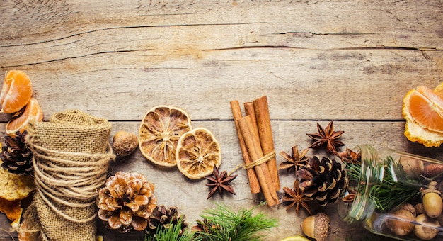 Weihnachten Hintergrund Selektiver Fokus Christbaumschmuck.