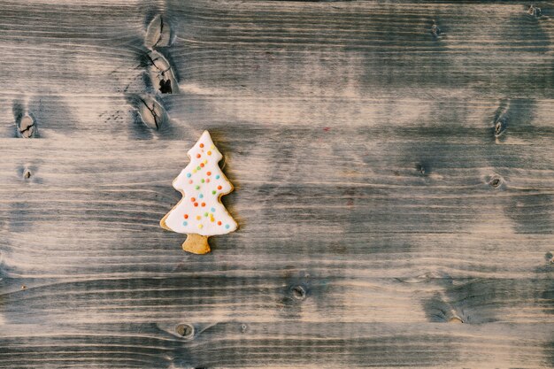 Weihnachten Hintergrund Winterferien Neujahr Party Feier Konzept festlichen Lebkuchen auf