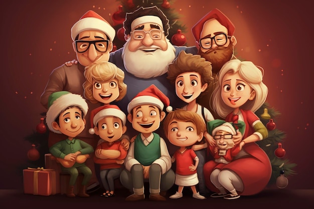 Weihnachten mit der Familie
