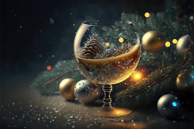 Weihnachten oder Neujahr Feier Hintergrundbild