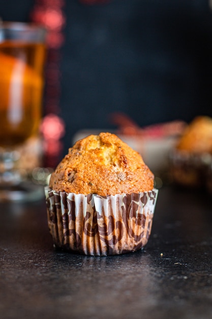 Weihnachten süße Dessert Muffins Cupcakes