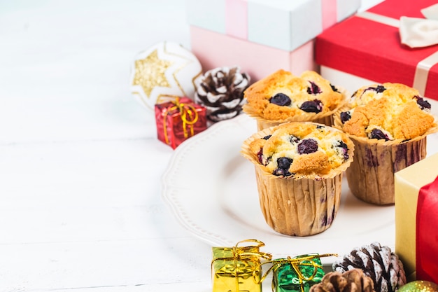 Weihnachten und Neujahr Kuchen