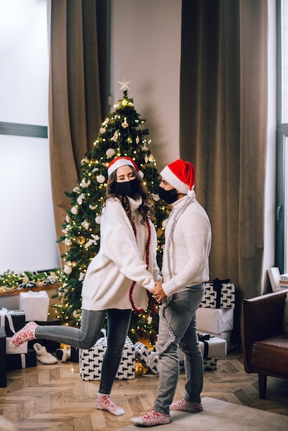 Weihnachten zu Hause in Quarantäne