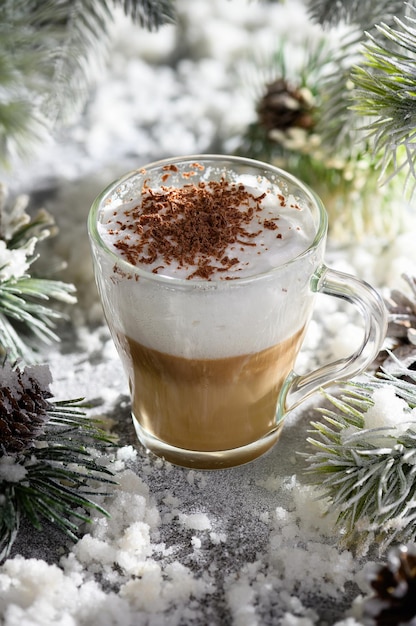 Weihnachtlicher Latte Macchiato