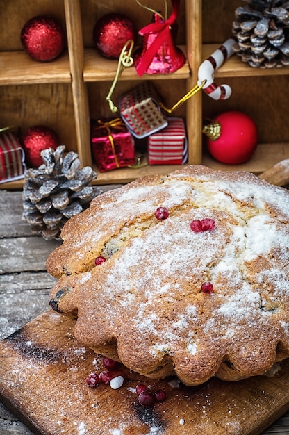 Foto weihnachts-cupcake