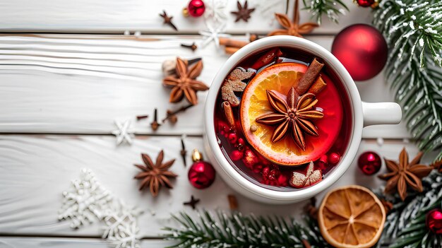 Weihnachts-Glühweincocktail