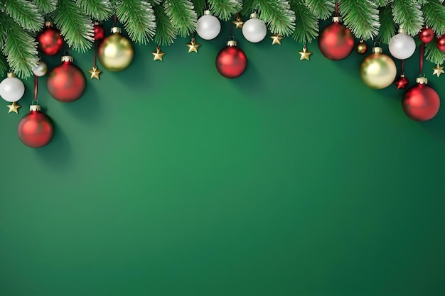 Weihnachts-Hintergrund mit Ornamenten und Dekorationen