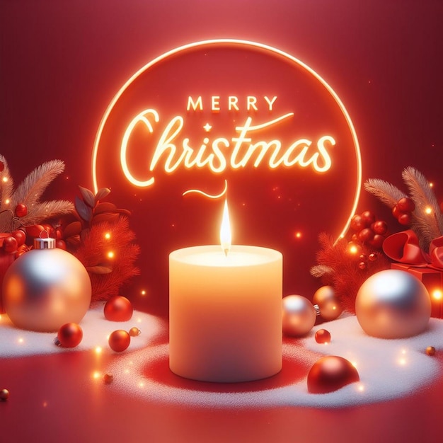 Weihnachts-Hintergrundbilder Elegantem Hintergrund mit Weihnachtenkerzen KI Generativ