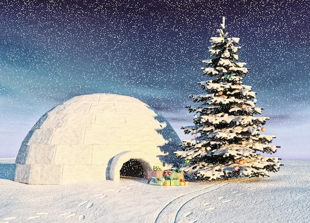 Weihnachts-Iglu