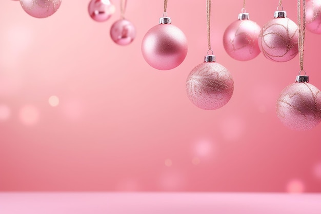 Weihnachts-Pink-Komposition