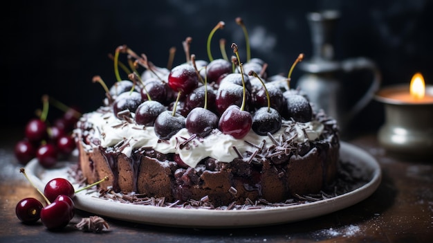 Weihnachts-Schwarzwald-Torte