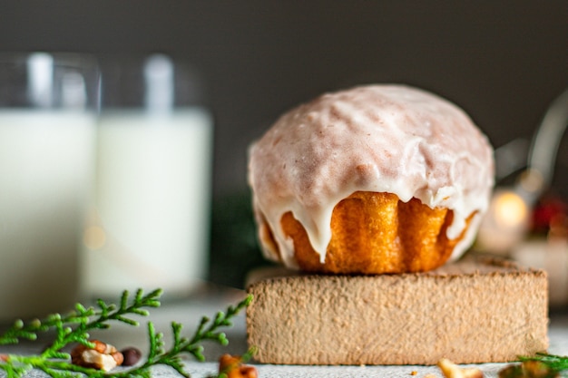 Weihnachts süßes Gebäckdessert