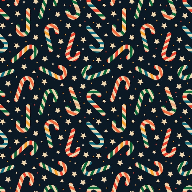 Weihnachts Süßigkeiten Nahtlos Muster Weihnachten Nahtloses Muster Design Muster Hintergrund