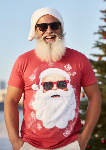 Weihnachts-T-Shirt mit Weihnachten Generative Ai