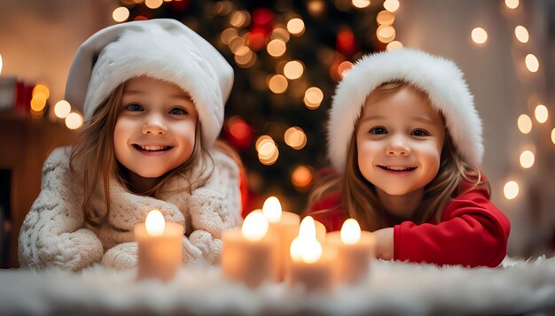 Foto weihnachts-themen-hintergrund schöne und atmosphärische xmas-ferien-bild