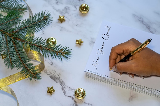 Weihnachts- und Neujahrszielplanung