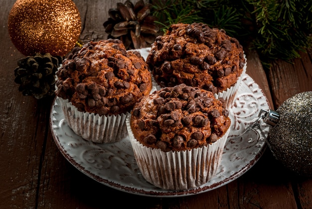 Weihnachtsbacken, Schokoladenmuffins