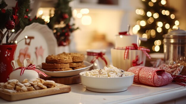 Weihnachtsbäckerei Feiertage Rezept und Hauskocherei Feiertagsbäckereien Zutaten und Zubereitung in der englischen Landküche Hütte Küche hausgemachte Speisen und Kochbuch