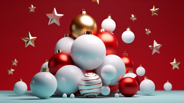 Weihnachtsbälle Weihnachtenbaumdekorationen MutiColor-Weihnachtsballen im modernen Designstil