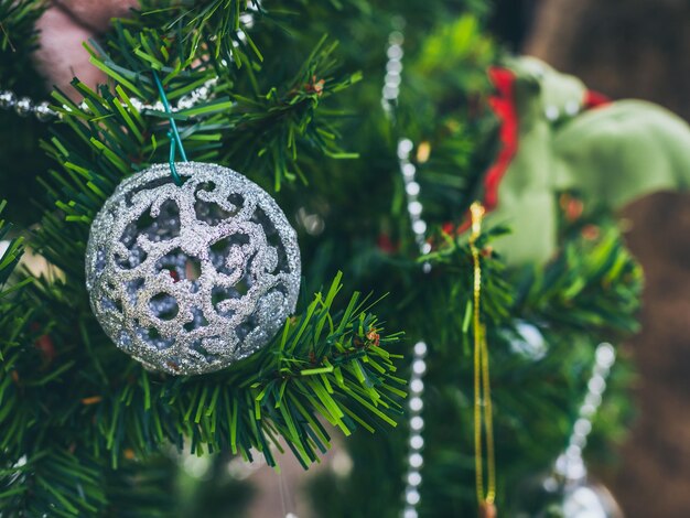 Weihnachtsbaum Dekoration Hintergrund