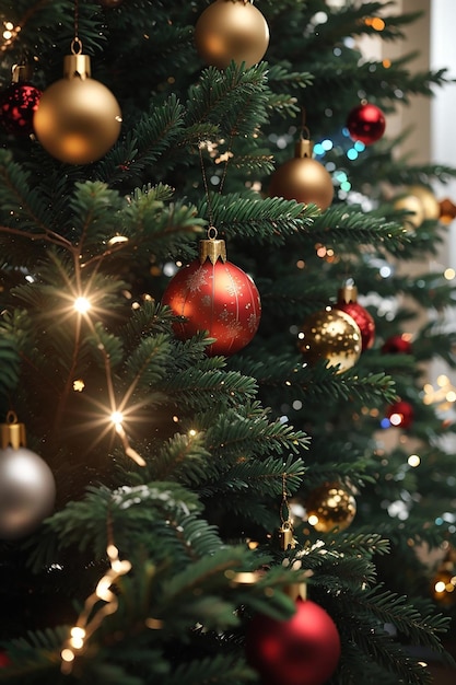 Weihnachtsbaum Geschenk Kiste Ornament Hintergrund