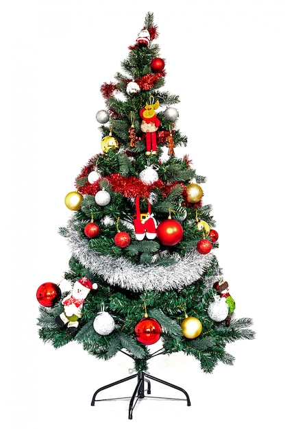 Weihnachtsbaum mit Ornamenten