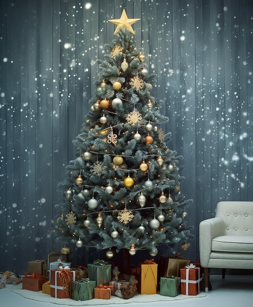 Foto weihnachtsbaum-poster