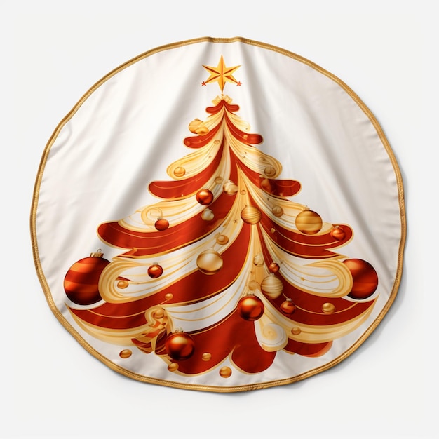 Weihnachtsbaum-Röckel PNG Weißer Hintergrund