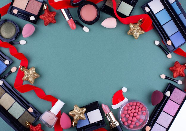 Weihnachtsdeko Make-up Kosmetik