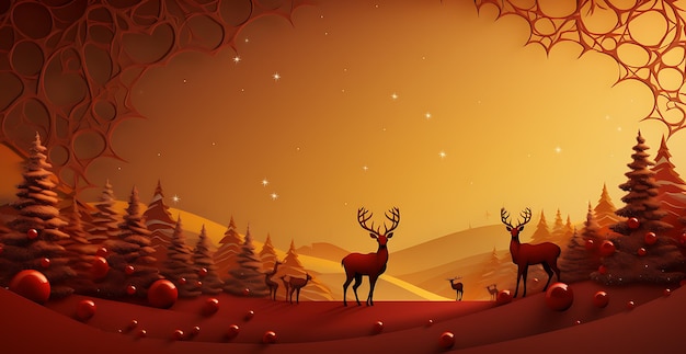 Weihnachtsdekoration Hintergrund eine Vektorillustration, die perfekt ist, um den Geist des neuen Jahres zu erfassen