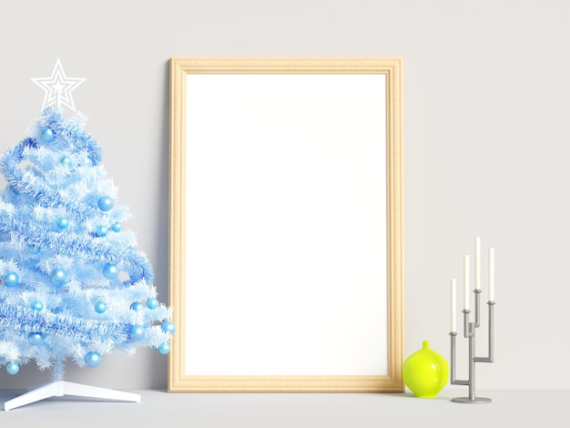 Weihnachtsdekoration-Spott-Plakat-Rahmen