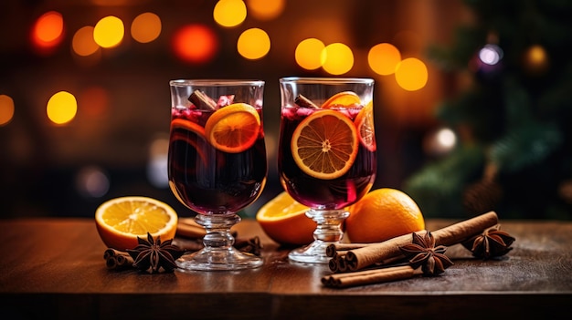 Weihnachtsferien-Glühwein