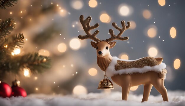 Weihnachtsfoto, freudige Ferien, dekorative Lichter und fröhliche Momente, soziale Medien und festliches Design