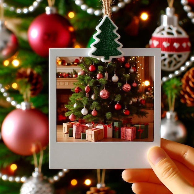 Weihnachtsfoto-Mockup